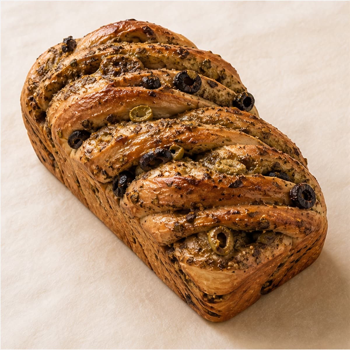 Babka zaatar olives